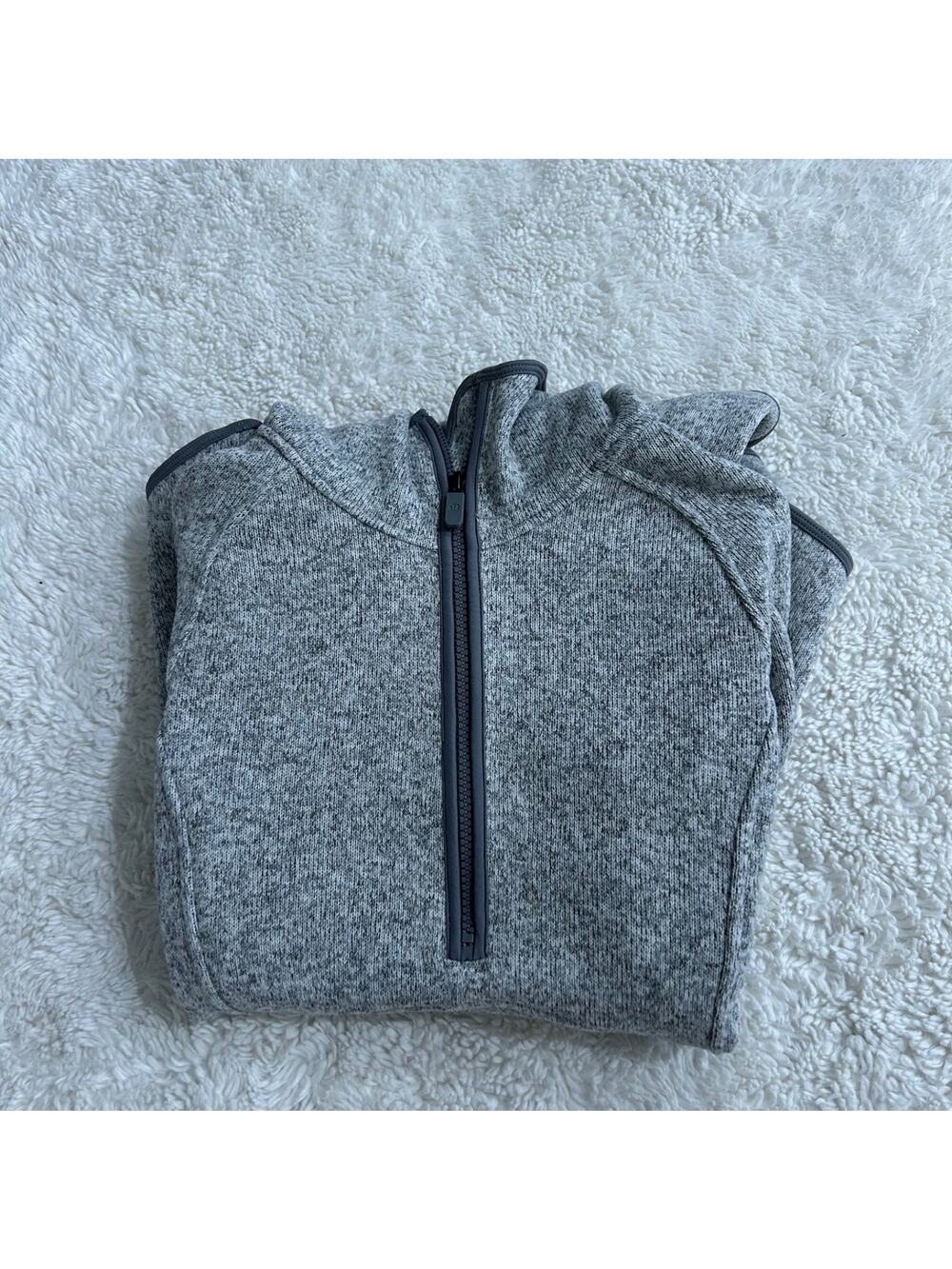 Lululemon Women Fleece & Thank You Pullover Heather Grey 4 Yoga Athleisure Luxe